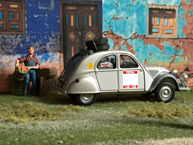 Illustration for article titled 1949 Citroen 2CV in Rally Australia livery